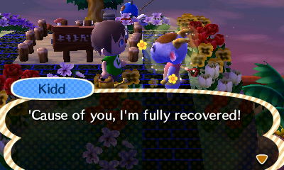 Kidd: 'Cause of you, I'm fully recovered!