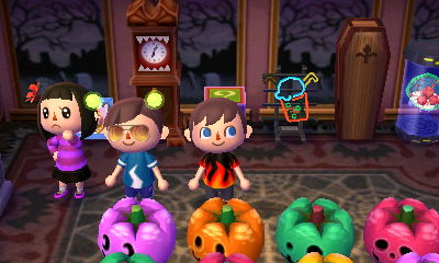 MaryAnn and Ryan hanging out in Jeff's house.