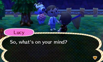 Lucy: What's on your mind?
