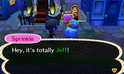 Sprinkle: Hey, it's totally Jeff!