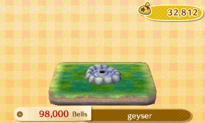 Geyser: 98,000 bells.