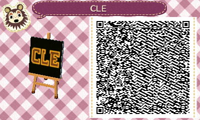 Cavs CLE Blackout design QR code.