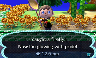 Catching a firefly in broad daylight.
