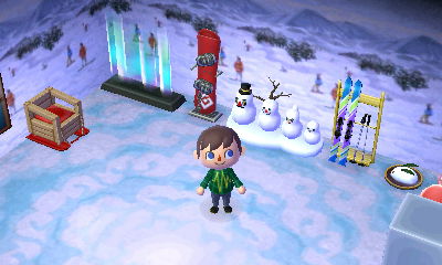 My frosty snow and skiing themed room.