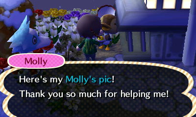 Molly: Here's my Molly's pic? Thank you so much for helping me!