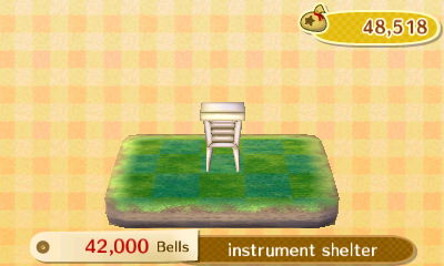 Instrument shelter: 42,000 bells.