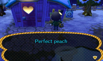 Sign: Perfect peach