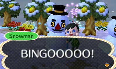 Snowman: BINGOOOOO!