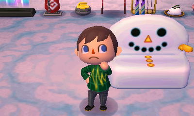 My new snowman sofa.