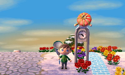 King Tom passed out on top of the modern clock.