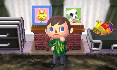 Katie's picture, next to K.K.'s pic on my fireplace.