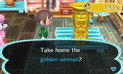 Take home the golden woman?