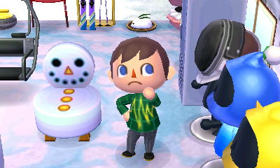 My new snowman chair.