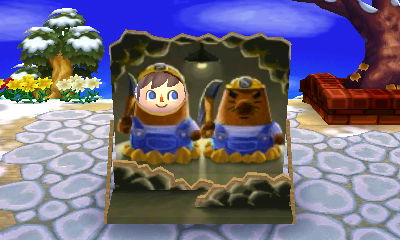 The Resetti faceboard for Groundhog Day.