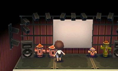 A couple of farting tootoids on stage.