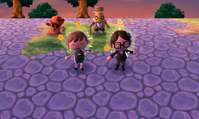 Me and Kim celebrating a successful tour.