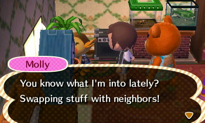 Molly: You know what I'm into lately? Swapping stuff with neighbors!
