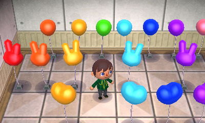 Kim's balloon collection.