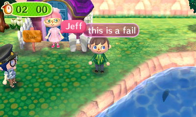 Isabella blocking the doorway.