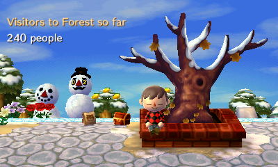 Visitors to Forest so far: 240 people.