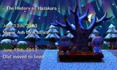 The History of Hazakura: June 13th, 2013 -- Mayor Ash took office.