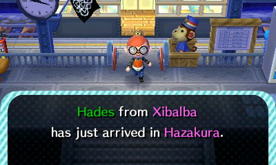 Hades from Xibalba has just arrived in Hazakura.