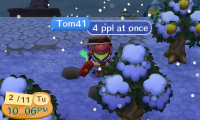 Tom41: Four people at once.