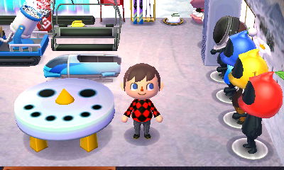 My new snowman table.