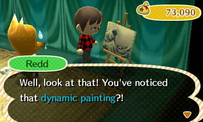Redd: Well, look at that! You've noticed that dynamic painting?
