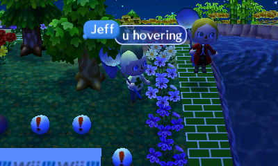 Jeff: u hovering