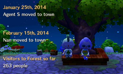 Viewing Forest's town history with Georgie.