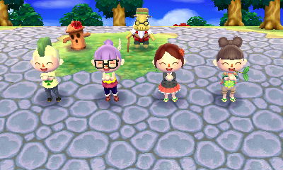 Celebrating an island tour success.