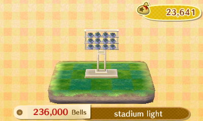 Stadium light: 236,000 bells.