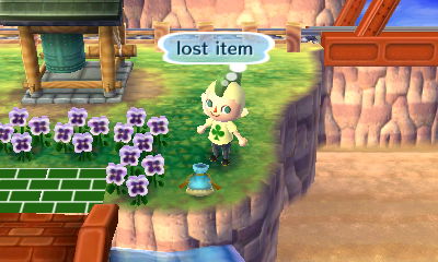 A lost item on the ground.