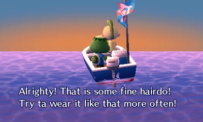 Kapp'n: Alright! That is some fine hairdo! Try ta wear it like that more often!