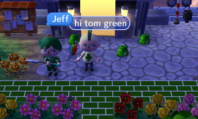Jeff: Hi Tom Green.