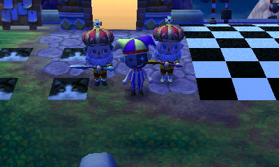 Royalty and the royal jester.