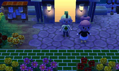 Penelope's new hair-bow wig.