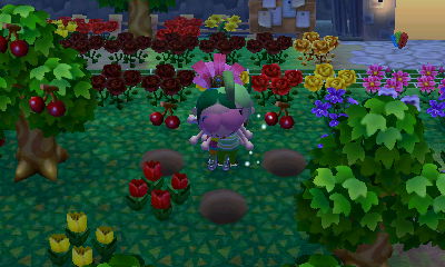 Doing the tree stump glitch.