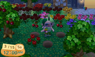 Tree stump glitching.