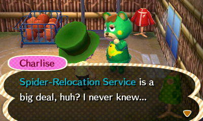 Charlise: Spider-Relocation Service is a big deal, huh? I never knew...