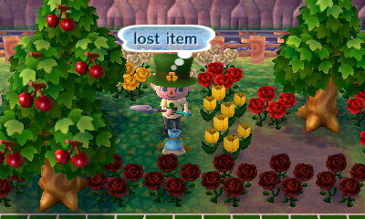 A lost item on the ground.