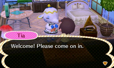 Tia: Welcome! Please come in.