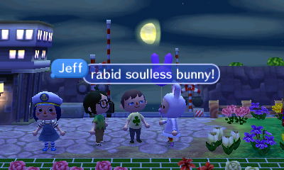 Jeff: Rabid soulless bunny!