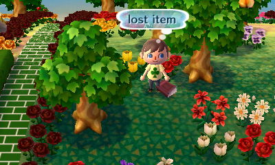 A lost item on the ground.