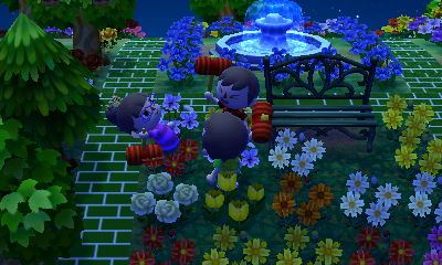 Attacking each other with toy hammers.