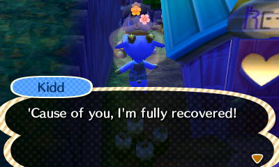 Kidd: 'Cause of you, I'm fully recovered!