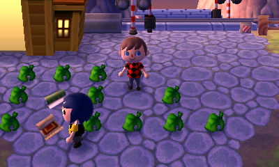 Delivering prizes to Ramcat.