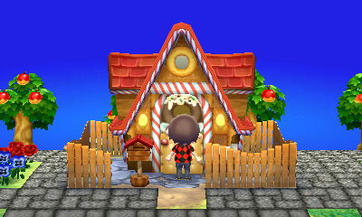 Santo's gingerbread house.