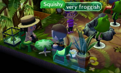 Squishy: Very froggish.